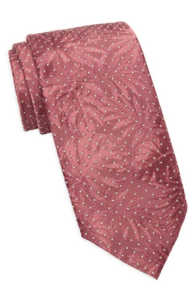 Nordstrom Shaw Dot Silk Tie In Rose