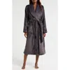 Nordstrom Shawl Collar Plush Longline Robe In Grey Stonehenge
