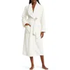 Nordstrom Shawl Collar Plush Longline Robe In Ivory Egret