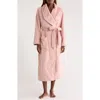 Nordstrom Shawl Collar Plush Longline Robe In Pink
