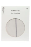 Nordstrom Sheer Corset Stripe Tights In Neutral