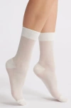 Nordstrom Sheer Crew Socks