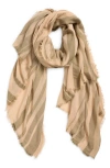 Nordstrom Sheer Stripe Pareo Wrap In Multi