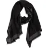 Nordstrom Shimmer Wrap Scarf In Black