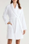 Nordstrom Short Hydro Cotton Terry Robe In White