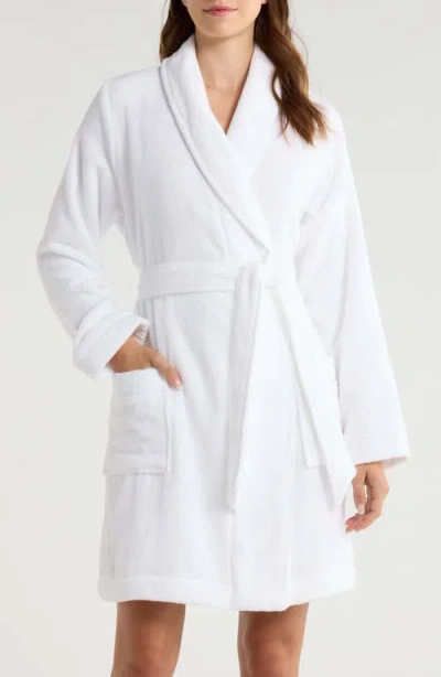 Nordstrom Short Hydro Cotton Terry Robe In White