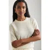 Nordstrom Short Sleeve Cashmere Sweater In Neutral