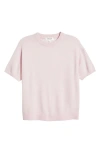 Nordstrom Short Sleeve Cashmere Sweater In Pink Cake
