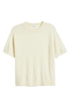 Nordstrom Short Sleeve Cashmere Sweater In Yellow Pale