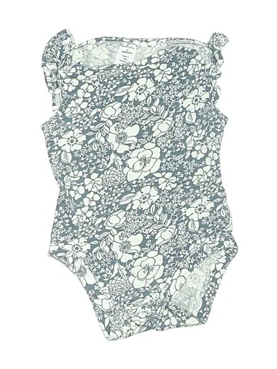 Pre-owned Nordstrom Babies' Short Sleeve Onesie In Blue
