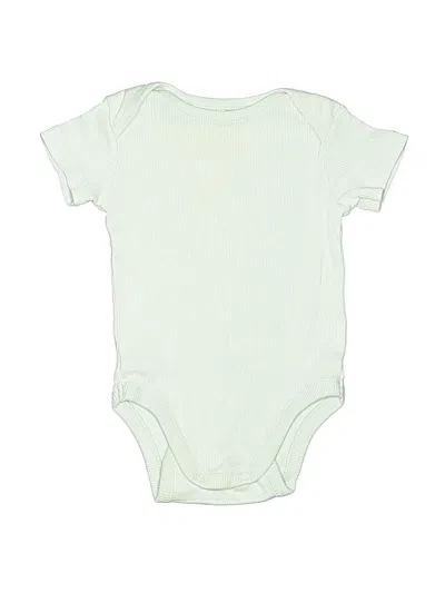Pre-owned Nordstrom Babies' Short Sleeve Onesie In Green