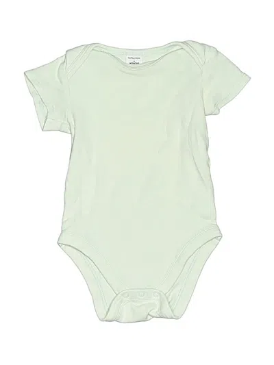 Pre-owned Nordstrom Babies' Short Sleeve Onesie In Green