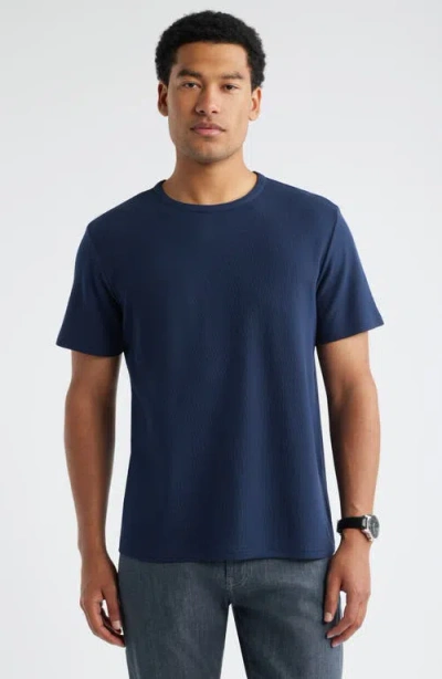 Nordstrom Short Sleeve Piqué T-shirt In Blue