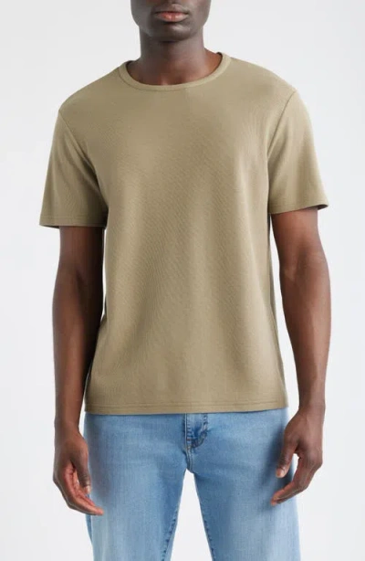 Nordstrom Short Sleeve Piqué T-shirt In Brown