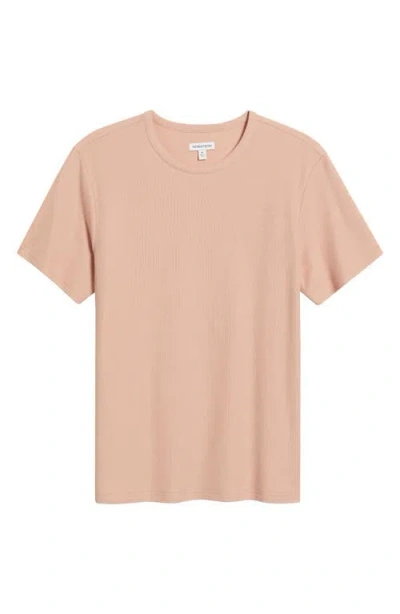 Nordstrom Short Sleeve Piqué T-shirt In Nude