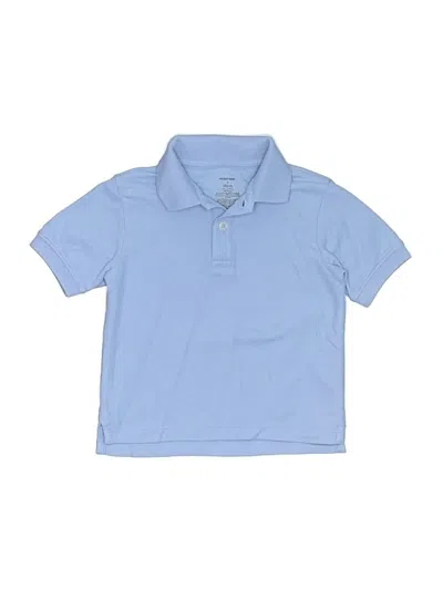 Pre-owned Nordstrom Kids' Short Sleeve Polo Shirt In Blue