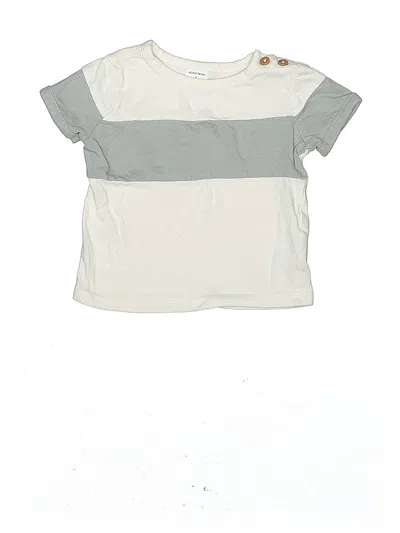 Pre-owned Nordstrom Babies' Short Sleeve T-shirt In White