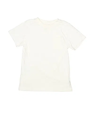 Pre-owned Nordstrom Kids' Short Sleeve T-shirt In White