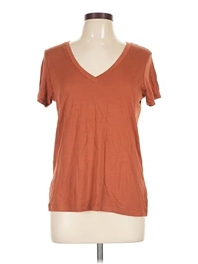 Pre-owned Nordstrom Short Sleeve T-shirt In Brown