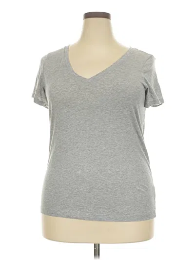 Pre-owned Nordstrom Short Sleeve T-shirt In Gray
