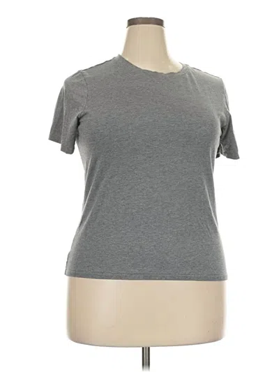 Pre-owned Nordstrom Short Sleeve T-shirt In Gray