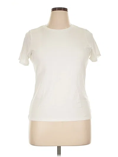 Pre-owned Nordstrom Short Sleeve T-shirt In Ivory
