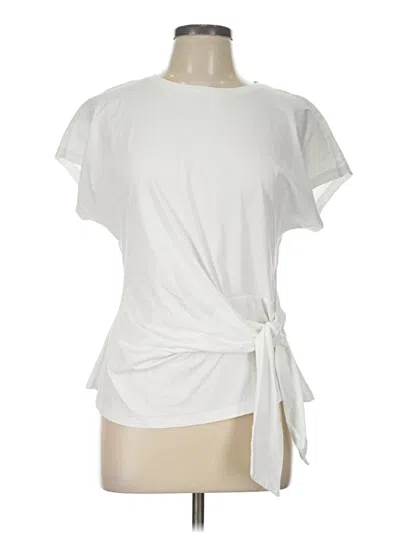 Pre-owned Nordstrom Short Sleeve T-shirt In Ivory