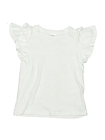 Pre-owned Nordstrom Kids' Short Sleeve T-shirt In Ivory