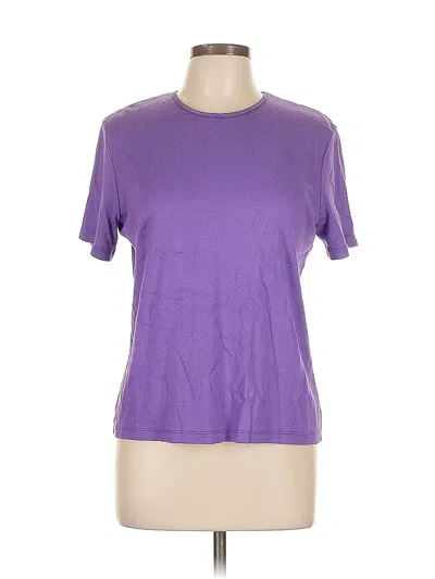 Pre-owned Nordstrom Short Sleeve T-shirt In Purple
