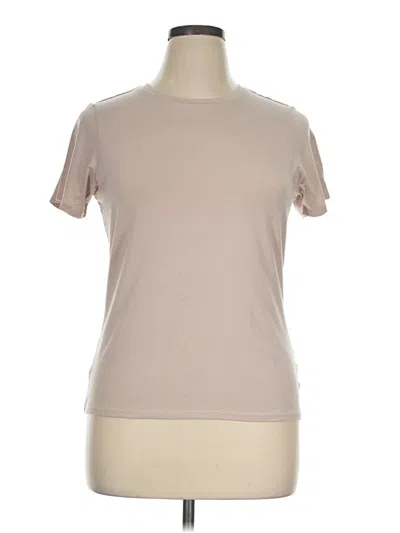 Pre-owned Nordstrom Short Sleeve T-shirt In Tan