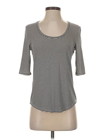 Pre-owned Nordstrom Signature 3/4 Sleeve T-shirt In Gray