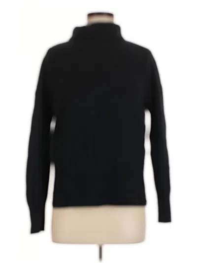 Pre-owned Nordstrom Signature Cashmere Pullover Sweater In Black