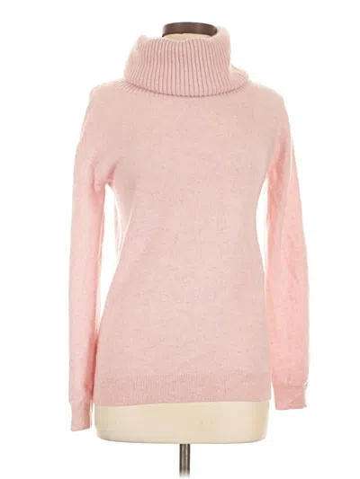 Pre-owned Nordstrom Signature Cashmere Pullover Sweater In Pink