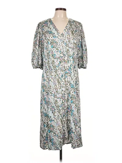 Pre-owned Nordstrom Signature Casual Dress In Silver