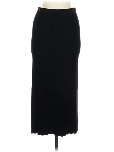 Pre-owned Nordstrom Signature Formal Skirt In Black