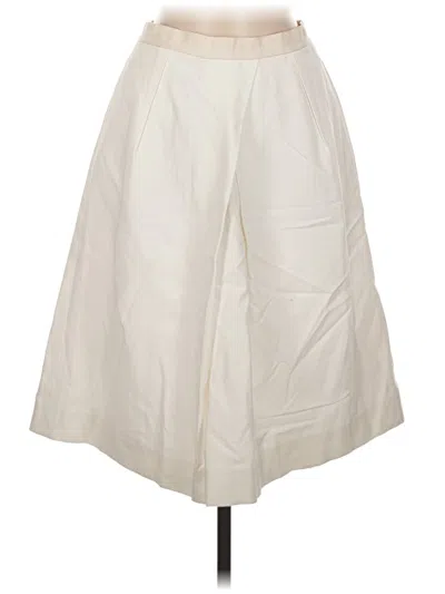 Pre-owned Nordstrom Signature Formal Skirt In Ivory