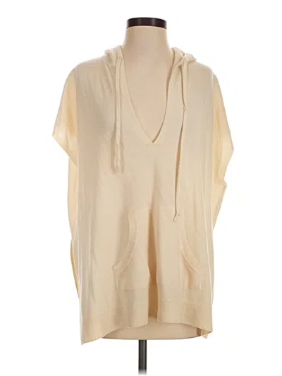 Pre-owned Nordstrom Signature Poncho In Tan