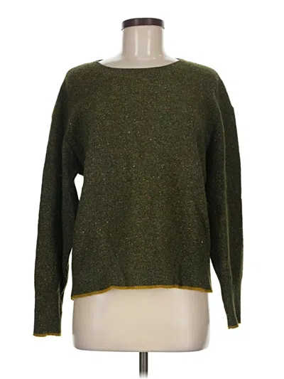 Pre-owned Nordstrom Signature Pullover Sweater In Green