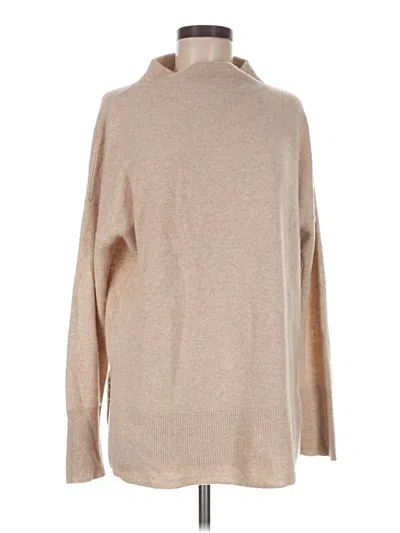 Pre-owned Nordstrom Signature Turtleneck Sweater In Tan