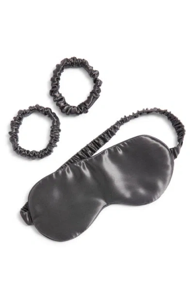 Nordstrom Silk Beauty Sleep Set In Black
