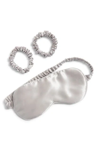 Nordstrom Silk Beauty Sleep Set In Gray