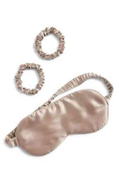 Nordstrom Silk Beauty Sleep Set In Neutral