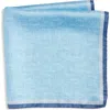 Nordstrom Silk Pocket Square In Blue
