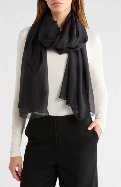 Nordstrom Silk Scarf In Orange