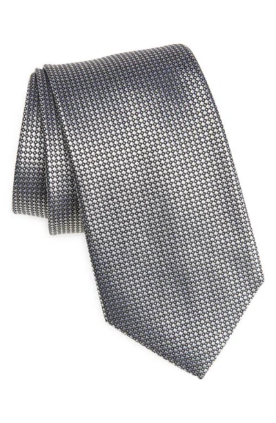 Nordstrom Silk Tie In Silver