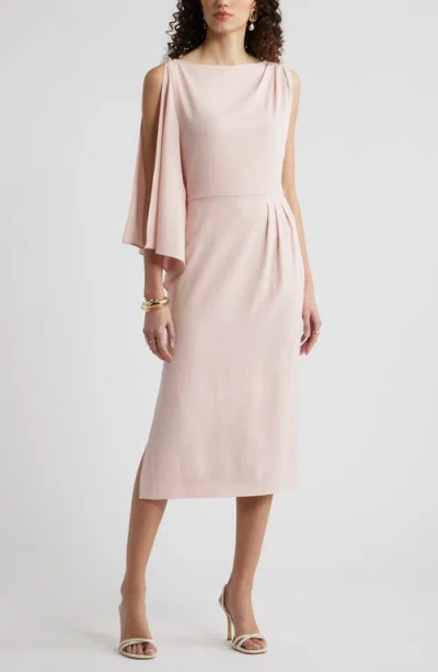 Nordstrom Single Split Sleeve Midi Dress In Pink