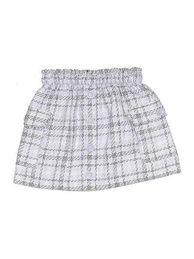 Pre-owned Nordstrom Kids' Skirt In White
