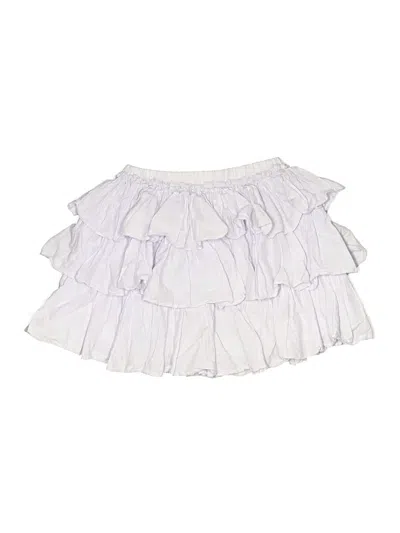 Pre-owned Nordstrom Kids' Skirt In White