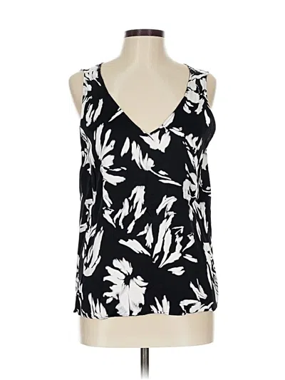 Pre-owned Nordstrom Sleeveless Blouse In Black