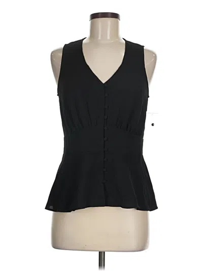 Pre-owned Nordstrom Sleeveless Blouse In Black